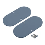 Zaślepka błękit tytanowy do profilu aluminiowego LED NAMI23-D9 - metalowa - kpl. 2 szt.