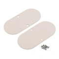 Zaślepka migdałowy beż do profilu aluminiowego LED NAMI23-D9 - metalowa - kpl. 2 szt.
