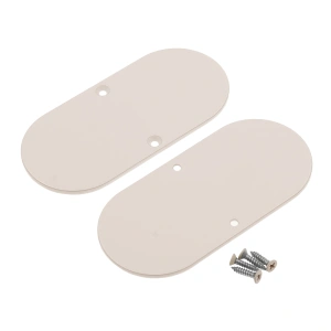 Zaślepka migdałowy beż do profilu aluminiowego LED NAMI23-D9 - metalowa - kpl. 2 szt.