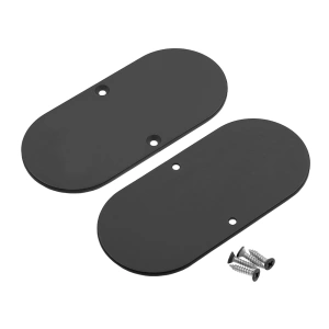 Zaślepka średni czarny do profilu aluminiowego LED NAMI23-D9 - metalowa - kpl. 2 szt.