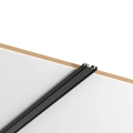Szynoprzewód magnetyczny natynkowy Slim - czarny 200cm - ML2211