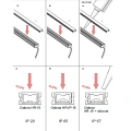 Profil aluminiowy LED HR-SLIM-KOZ-BD - rodzaje uszczelnień