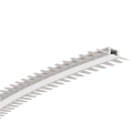 Profil aluminiowy LED HR-SLIM-KOZ-BD surowy z kloszem - łuk