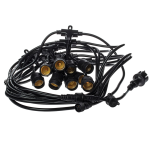 Girlanda ogrodowa do żarówek LED - 15mb - 15 gniazd E27 - EKO6932