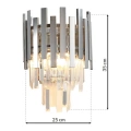 Lampa ścienna ASPEN CHROME 2xE14 - ML5995 - wymiary