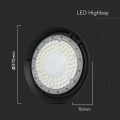 Lampa przemysłowa LED HighBay UFO - 200W 32000lm 160lm/W - VT-9-206S-1