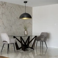 Lampa wisząca BETA - czarny - 45 cm - MLP7973 - realizacja