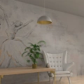 Lampa wisząca BETA - biały - 45cm - MLP7974 - realizacja