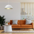 Lampa wisząca BETA - biały - 45cm - MLP7974 - realizacja
