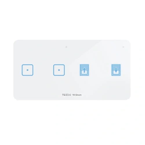 Włącznik rolet z włącznikiem dwupolowym - bezprzewodowy 868Mhz - 0.5A 230V - WSZ-22L - biały - Sinum