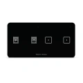 Włącznik rolet z włącznikiem dwupolowym - bezprzewodowy 868Mhz - 0.5A 230V - WSZ-22P - czarny - Sinum