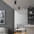 Lampa sufitowa BIMA ARTE ROUND 1xGU10 - czarny -ML7687 - realizacja