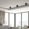 Lampa sufitowa BIMA RING SQUARE 1xGU10 - czarny - ML7685 - realizacja