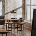 Lampa biurowa - FELIX czarny / złoty 1xE27 - MLP8908 - realizacja