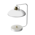 Lampa biurkowa FELIX - biała / złota 1xE27 - MLP7706