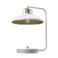 Lampa biurkowa FELIX - biała / złota 1xE27 - MLP7706