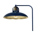 Lampa biurkowa FELIX - granatowy / złota 1xE27 - MLP7716