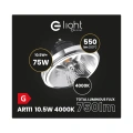 Żarówka LED GU10 AR111 10,5W biała neutralna 4000K 550lm - AR8617 - parametry