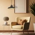 Lampa wisząca FELIX - czarna / złota 1xE27 - MLP8906 - realizacja