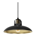 Lampa wisząca FELIX - czarna / złota 1xE27 - MLP8906