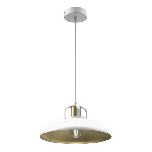 Lampa wisząca FELIX - biała / złota 1xE27 - MLP7704
