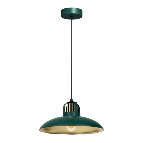 Lampa wisząca FELIX zielony / złota 1xE27 - MLP7709