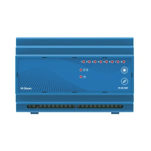 Przekaźnik na szynę DIN - 8 wyjść napięciowych 230V - bezprzewodowy 868MHz - 230Vac - PS-08 230 - Sinum