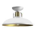 Lampa sufitowa FELIX biała/złota 1xE27 - MLP7703