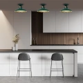 Lampa sufitowa FELIX zielony/złota 1xE27 - MLP7708 - realizacja