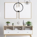 Lampa wisząca BOSTON czarna 1xE14 - MLP5593 - realizacja