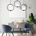 Lampa wisząca BOSTON czarna 3xE14 - MLP5594 - realizacja