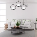 Lampa wisząca BOSTON czarna 3xE14 - MLP5594 - realizacja