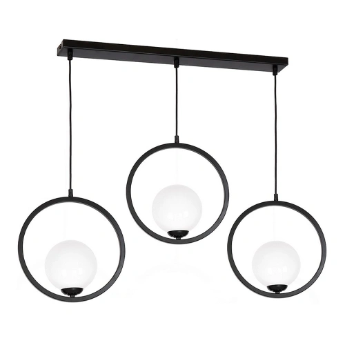 Lampa wisząca BOSTON czarna 3xE14 - MLP5594
