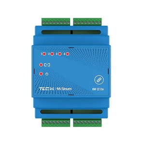 Karta wejść na szynę DIN - 12 wejść - przewodowy SBUS - 24V - KW-12-2m - Sinum