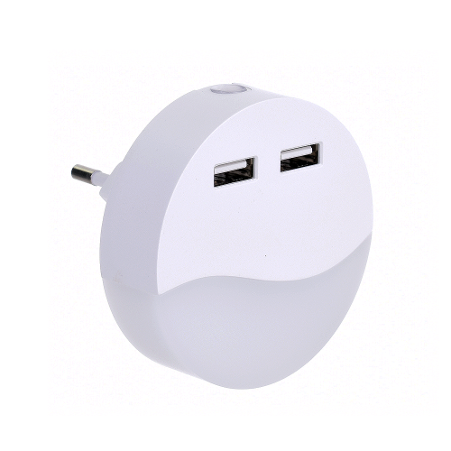 Lampka nocna LED z czujnikiem - USB - 0,45W 3000K - VT-84RD