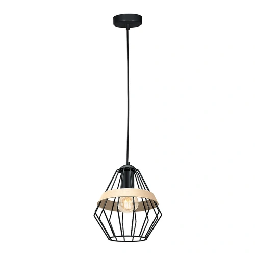 Lampa wisząca CLIFF czarny 1xE27 - MLP5524