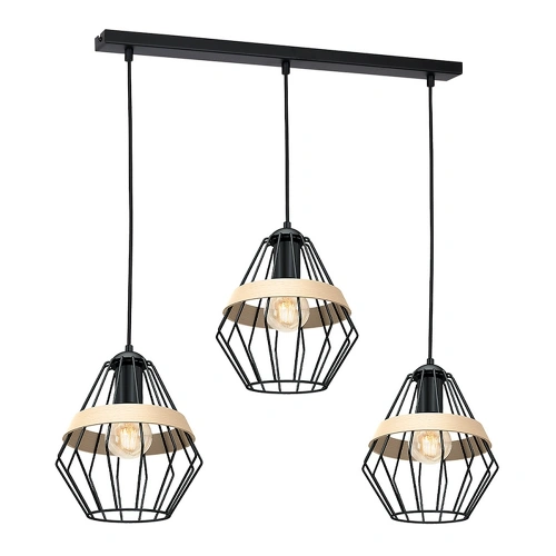 Lampa wisząca CLIFF czarny 3xE27 - MLP5525