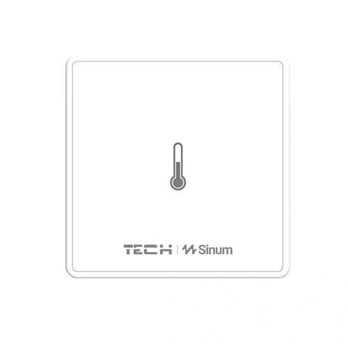Czujnik temperatury mini - przewodowy - C-S1p - biały - Sinum