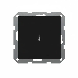 Czujnik temperatury mini do ramki - przewodowy - FC-S1p - czarny - Sinum