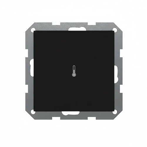 Czujnik temperatury mini do ramki - przewodowy - FC-S1p - czarny - Sinum