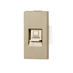Moduł gniazda komputerowego RJ45 złoty - TM903G - TOUCHME