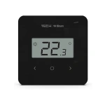 Regulator pokojowy z pomiarem wilgotności - przewodowy SBUS - R-S2 - czarny - Sinum