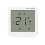 Regulator pokojowy z pomiarem wilgotności - przewodowy SBUS - R-S3 - biały - Sinum