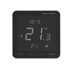 Regulator pokojowy z pomiarem wilgotności - przewodowy SBUS - R-S3 - czarny - Sinum