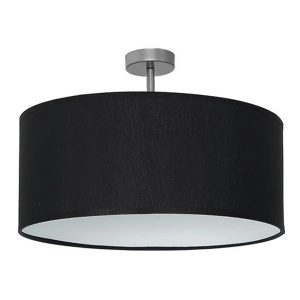 Lampa sufitowa - CASINO czarny/chrom 1xE27 - ML6379