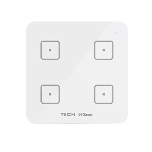 Inteligentny przycisk wielofunkcyjny czteropolowy - 2x1,5V AAA - WP-04 - Sinum