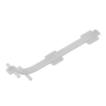 Łącznik prosty 180° srebrny do profilu aluminiowego LED BASE