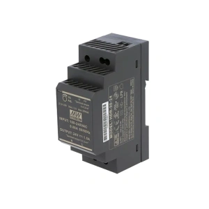 Zasilacz impulsowy na szynę DIN MEAN WELL 24V 36W HDR-30-24 - ZS-24/30 - Sinum  