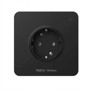 Gniazdo elektryczne 16A 230V z pomiarem mocy i energii - bezprzewodowy 868Mhz - SG-230 - czarny - Sinum