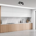 Lampa sufitowa - DIXIE czarny 3xGX53 - MLP7601 - realizacja